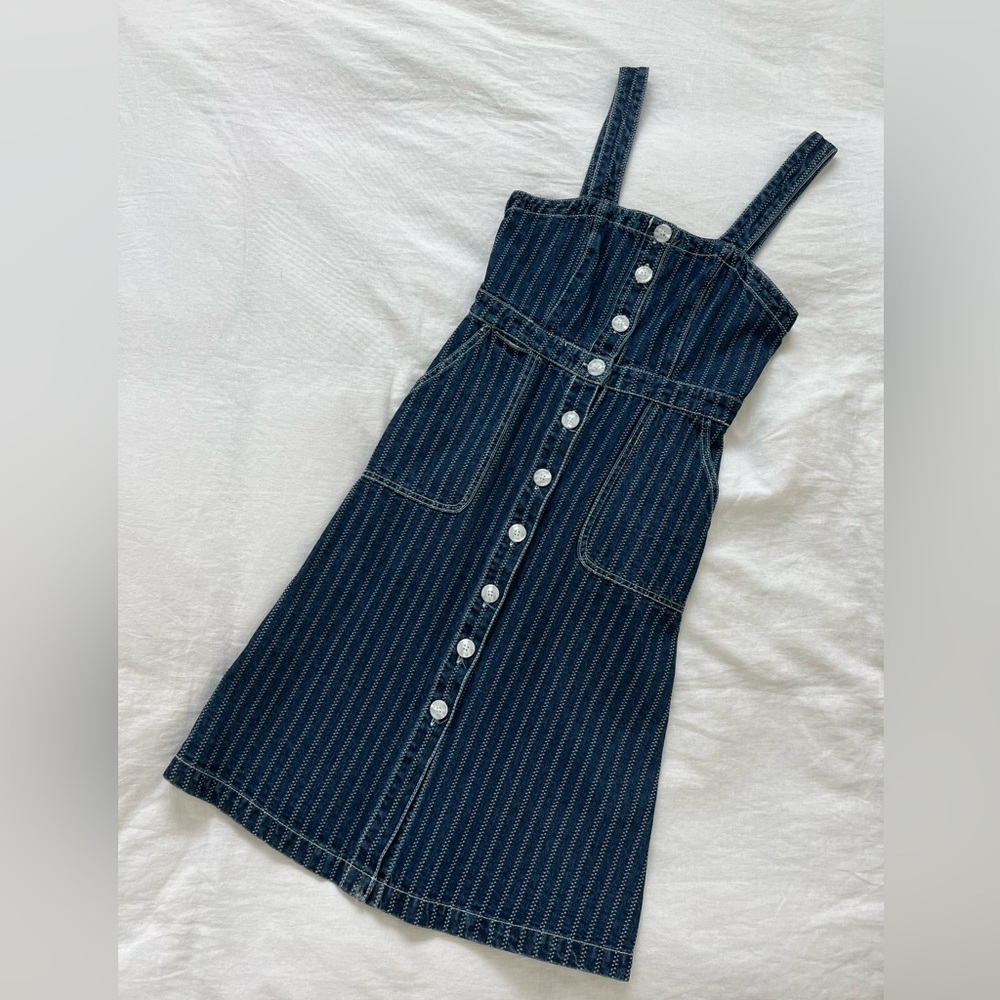 Rachel Antonoff Alma Button Down Denim Dress
